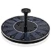 Solar Fountain Pump, Free Standing 1.4W Bird Bath Fountain Pump for Garden and Patio, Solar Panel Kit Water Pump