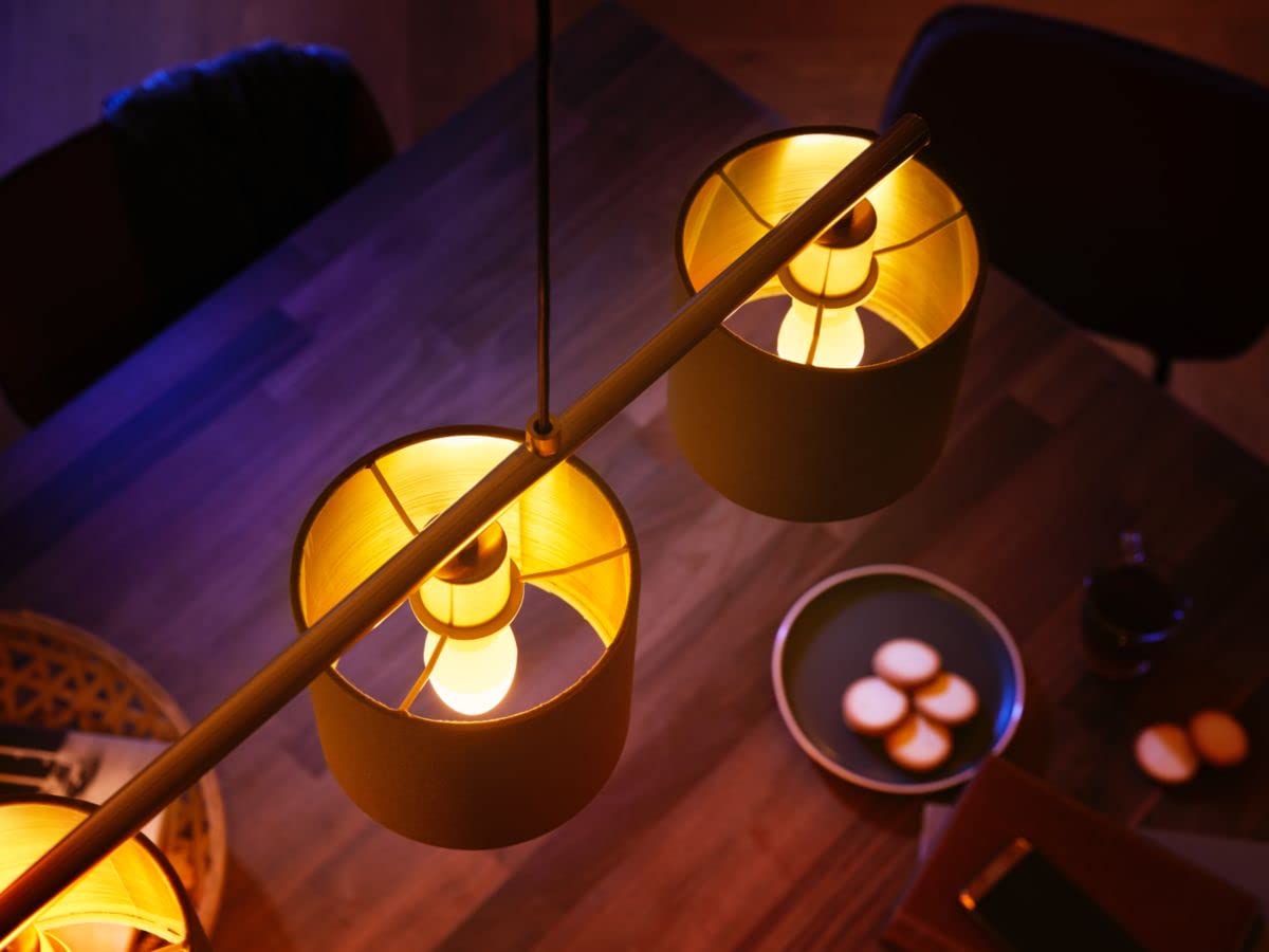 Philips Hue White Ambiance E14 LED Lampe Doppelpack, dimmbar, alle Weißschattierungen, steuerbar via App, kompatibel mit Amazon Alexa (Echo, Echo Dot) 7