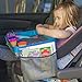 Kids Travel Activity & Snack Tray by On The Go Families | Child & Toddler Car Seat Tray | Road Trip Essential Lap Desk for Carseat, Booster, Stroller, Airplane | Waterproof & Machine Washable (Blue)