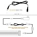 Albrillo 39 inch Extension Cable Male to Female, for LED Under Cabinet Lighting Accessories, Link Dimmer Switch and Power Adapter