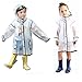 Gigabit Kids Raincoat Clean Rain Coat Jacket Poncho for Boys Girls, S, Age for 1-3, S, Age for 1-3