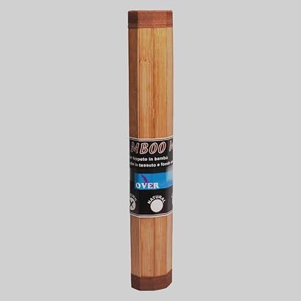 OVERCASA BAMBOO MAT Premium Bambusteppich Bambusmatte für Bad Schlafzimmer Wohnzimmer 50x80 cm