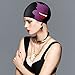 BALNEAIRE Silicone Long Hair Swim Cap ,Waterproof UV Blocked Fashionable little devil Swim Cap