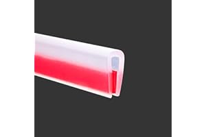 Clear Rubber Edge Trim, Car Door Edge Guards, Self-Adhesive Transparent Edge Protector for Sheet Metal Parts, Fit 1/16"(1.5mm