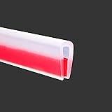 Clear Rubber Edge Trim, Self-Adhesive Rubber Edge