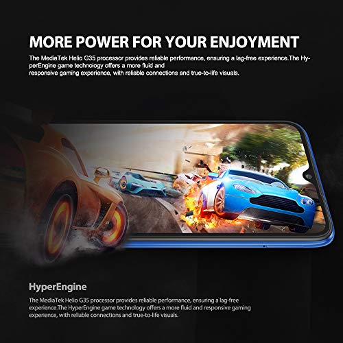 Xiaomi Redmi 9C Teléfono 3GB RAM + 64GB ROM, 6.53” Dot Drop Display, Procesador Octa-Core 5MP Frontal y 13MP Cámaras Triples Versión Global (Azul) - Imagen 6