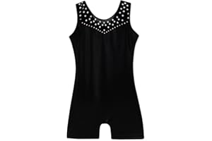 XiaoMoSha Gymnastics Leotards for Girls Toddlers Biketards Dance Unitards Sparkle Snowflake Mermaid Gym Suits