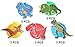 127PCS Dinosaur Birthday Party Supplies Set for Boys Kids - Includes Dino T-Rex Hanging Swirls Bday Banners Decorations Goodie Bags Balloons Stickers Favors
