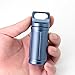 PPFISH EDC Air-Tight Accessory Case, Waterproof Pill Bottle Match Holder Pill Case Keychain, Outdoor Survival Storage Container Dry Box (Blue)