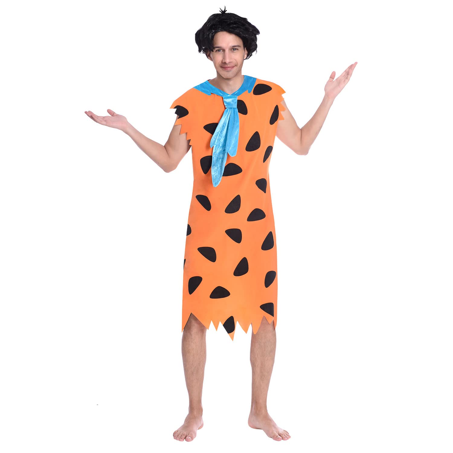 (PKT) (9906702) Adult Mens Fred Flintstone Costume (Medium)