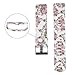 RedTaro Bands Compatible with Fitbit Charge 2, Replacement Accessory Wristbands (218 Pink Floral, Small (5.9-8.6)-Inches)