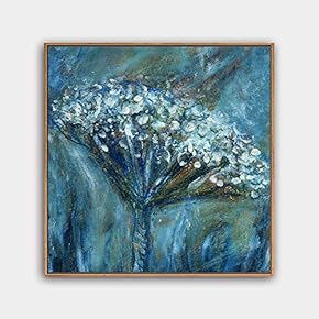 Framed Canvas Wall Art Abstract Canvas Prints Home Artwork Decoration for Living Room,Bedroom - 16x16 inches