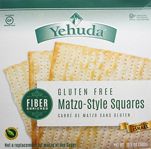 image for Yehuda Gluten Free High Fiber Matzo Style Squares, 10.5 Ounce