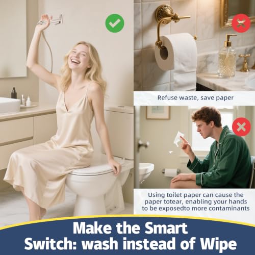 Vayzluiy Handheld Bidet Sprayer for Toilet, Adjustable Water Pressure photo 10