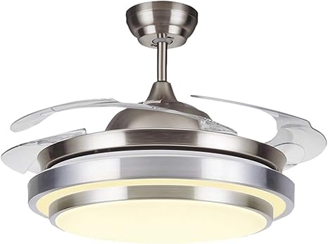 Modern Simple Ceiling Fan Light Remote Control Invisible Fan For