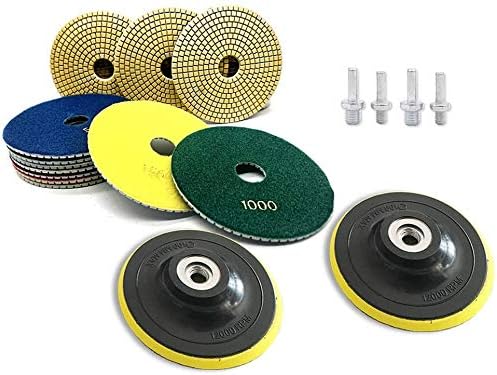 Diamond Wet Polishing Pads Polisher Wheel disc,Universal M10 Thread Backing Pad