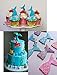 Mermaid Tail Mold Silicone Molds for Chocolate Small and Large Cake Decorating Tools for Cookie Cupcakes Fondant,Set of 2