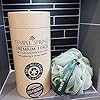Temple Spring, Eco Recycled Shower Pouf, Bath Loofah, Body Brush, Mesh Sponge, Exfoliating Bath Scrunchie, Multi Pack…