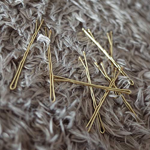 ScivoKaval-Bobby-Pins-Bulk-Champagne-Gold-for-Blonde-100-Count-Hair-Bob-Pins-Bulk-in-a-Case-Box-Tub