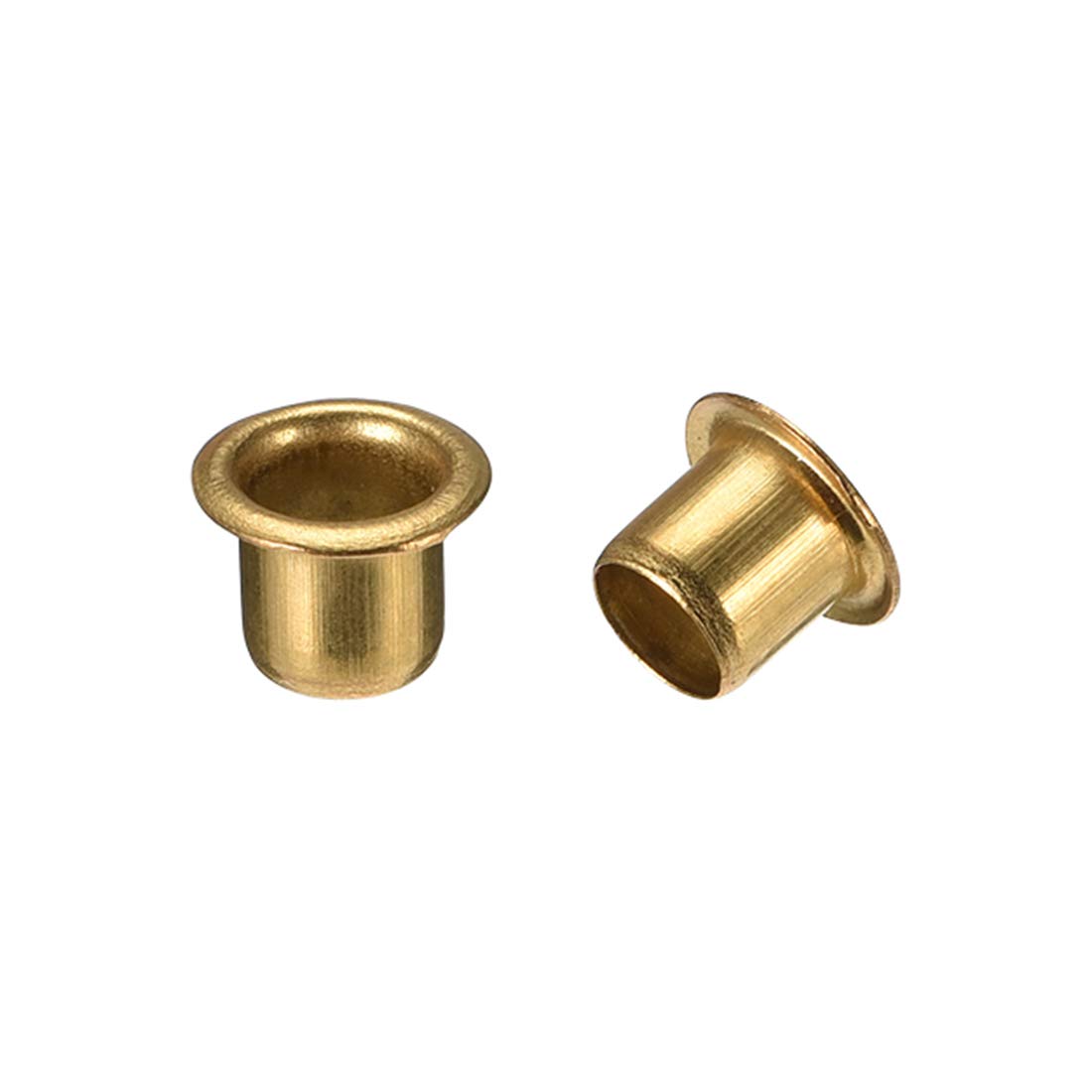 sourcing map Hollow Rivet,6mm x 6mm Through Hole Copper Hollow Rivets Grommets Double-Sided Circuit Board PCB 200Pcs