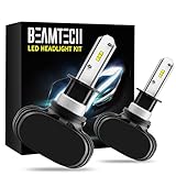 BEAMTECH H1 LED Headlight Bulb, 50W 6500K 8000Lumens Extremely Brigh CSP Chips Conversion Kit