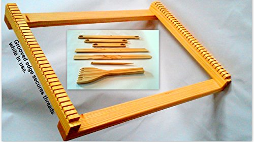 16x24'' Weaving Loom Kit. Kit Includes 7 Items Including the Loom - Thumbnail 3