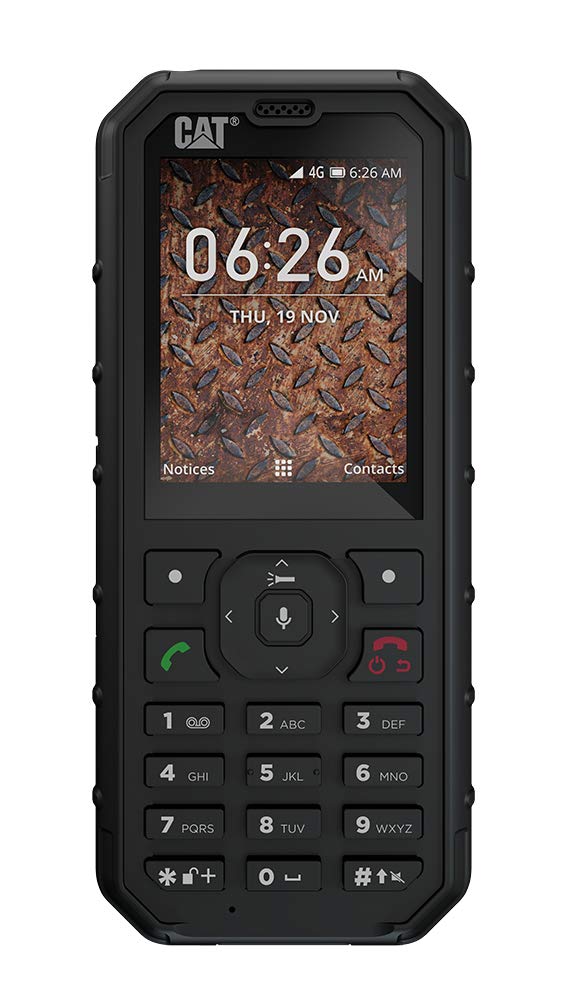 Caterpillar CAT B35 Unlocked Mobile Phone (Black). Rugged, Waterproof, 4G/LTE Handset. Will Work with any Sim Card Worldwide. Camera, WiFi, GPS, 4G and More