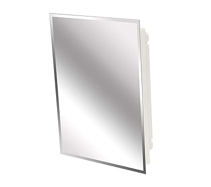 Frameless polished edge mirror