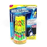 New 6 Amazing Arrow Rocket Copters. Led Lights Helicopter Flying Toy - Elastic Powered SlingShot Heli. Outdoor Slingshot Arrows to Flare Copter by Chapter Seven