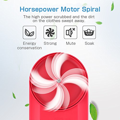 WINGOFFLY Portable Hand Washing Machine Bucket Use Mini Handy Washing Machine Compact Washing