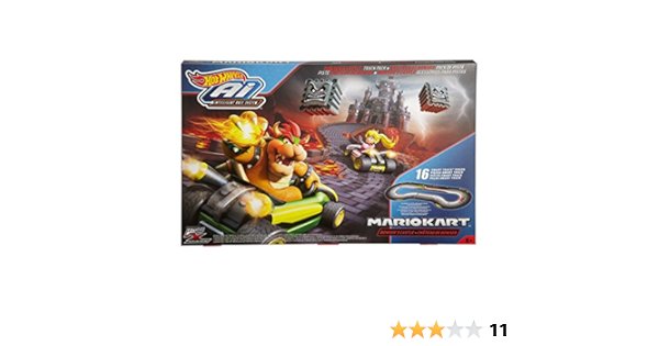 hot wheels ai mario kart bowser's castle track kit