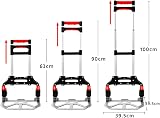 live4gadgets Folding Aluminium Hand Truck Trolley Sack Barrow 80KG Heavy Duty view 2
