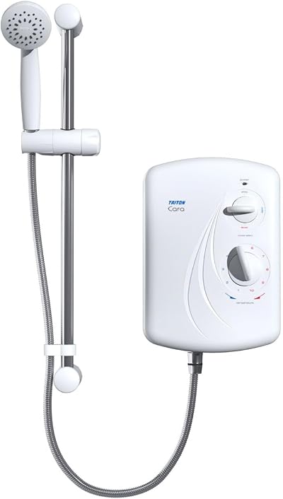 Triton Cara 7.5kW Electric Shower White - Easy Install Replacement