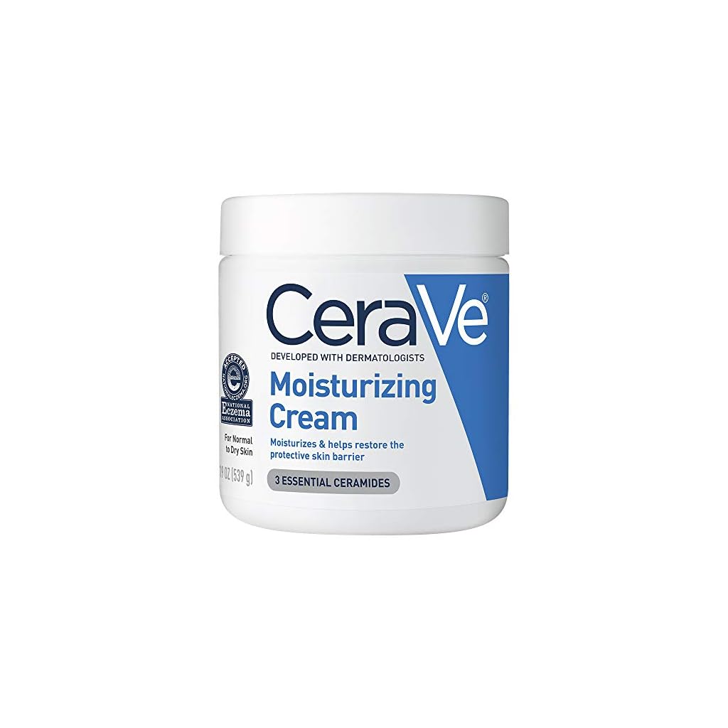 CeraVe Moisturizing Cream Body and Face Moisturizer for Dry Skin