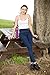 NIRLON Jeggings for Women High Waist Tummy Control Jean Leggings with Pockets Plus Size