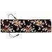 Yellow Mountain Imports Protective Silk Sleeve for Mahjong (Mah Jong, Mahjongg, Mah-Jongg, Mah Jongg, Majiang) Racks, Black
