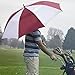 62 Inch Golf Umbrella (Red/White, 1-Pack) Sun Protection Umbrellas for Women Compact Umbrella for Travel Lightweight Umbrella Baseball Umbrella Paraguas Para Lluvia