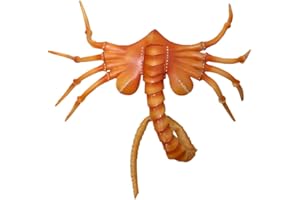 LUZHOUTECH Scary Facehugger Mask, Horror Halloween Alien Hugger Costume Scorpion Mask Party Cosplay Prop