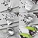 Teyyvn Stainless Steel 5-Piece Camping Kitchen Cooking Utensil Set, Fthumb 3