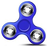ApexPower EDC Tri Fidget Spinner Spinning 3mins+ Finger Stress Reducer Toy for Boring, Anxiety, Focusing (blue)
