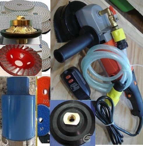 Click Here to See More Images Granite Concrete Sander Wet Polisher 3/4