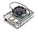 Zebra Fan Top Upgrade for Raspberry Pi 3 B+ & ASUS Tinkerboard Cases by C4Labs