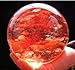 Rare Red Quartz Crystal Sphere Ball Size:67mm +Stand