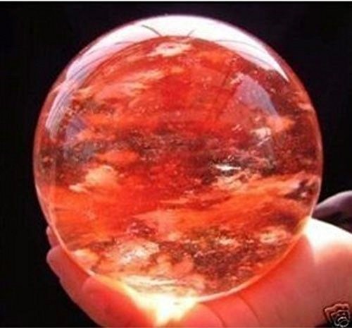 Crystal 1st store rare red quartz crystal sphere ball s…