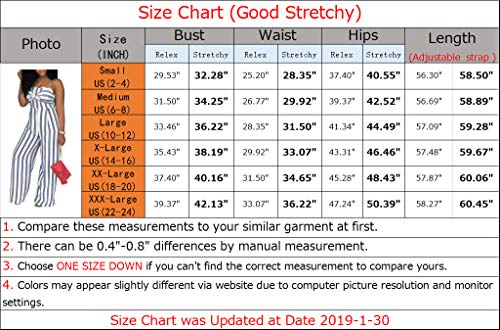 SheKiss Women's Sexy Spaghetti Strap Striped Tie Bowknot Long Pants Palazzo Jumpsuits Rompers Ladies Outfits Grey
