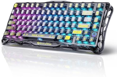 Amazon.com: GravaStar Mercury K1 Lite 75% Mechanical Keyboard