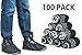 ShoeBoss 100 PACK #1 Non-Slip Black Shoe Covers - Perfect For Realtors & Contractors | Durable - Disposable - Recyclable & Industrial Quality