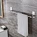 Adhesive Towel Bar - Self Adhesive Bathroom Holder 27.55 Inches Kitchen Cabinet No Drill Towel Rack Stick on Wall SUS 304 Stainless Steel Brushed - YIGII