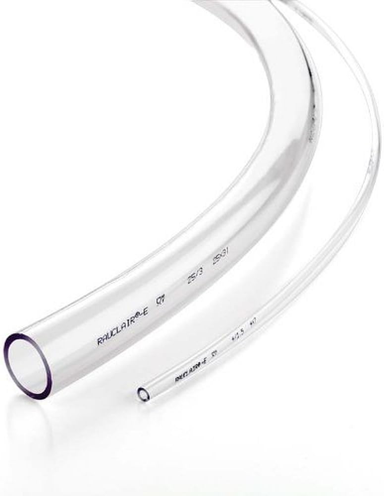 REHAU TOP Qualität Original PVC Schlauch Benzinschlauch,Wasserschlauch Luftschlauch METERWARE (7x10mm - Innen-AußenØ)