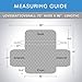 H.VERSAILTEX Reversible Loveseat Couch Cover for 2 Cushion Couch Loveseat Slipcover Loveseat Cover for Dogs Water Resistant Furniture Protector with Elastic Strap(Loveseat, Red/Tan)